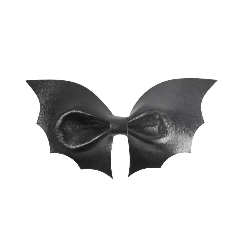 Wholesale Leather Batwing Kids Hair Clips